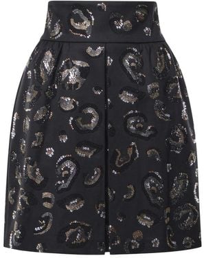 Genny Rokken ,Zwart ,Wol Wolrok Met Strass