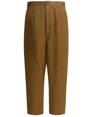 Junya Watanabe Cropped Trousers - Green