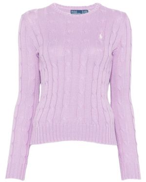 Polo Ralph Lauren Round-Neck Knitwear - Purple