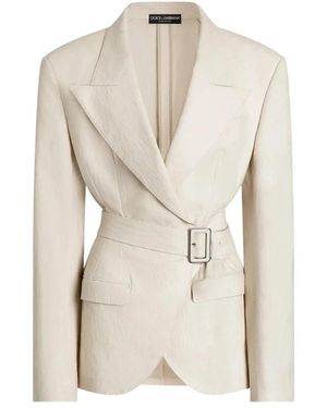 Dolce & Gabbana Blazers - Natural