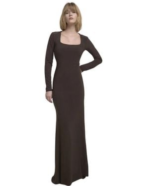 Soallure Maxi Dresses - Brown