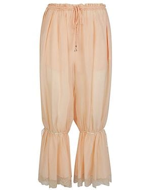Chloé Wide Trousers - Natural