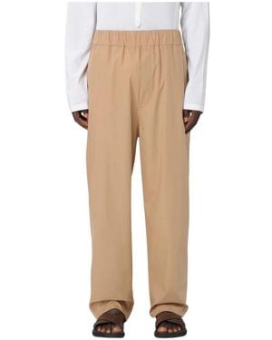 Laneus Straight Trousers - Naturel