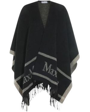 Max Mara Hidle Schal - Schwarz