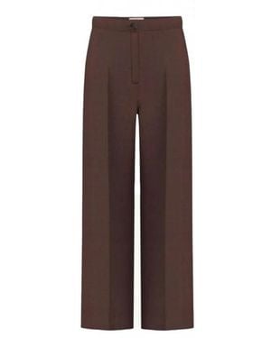 Marella Wide Trousers - Brown