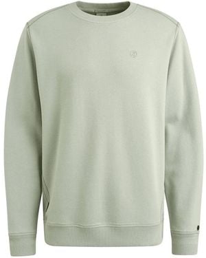 Cast Iron R-Neck Pullover Regular Fit Sweater - Groen