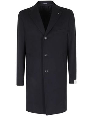Tagliatore Single-Breasted Coats - Nero