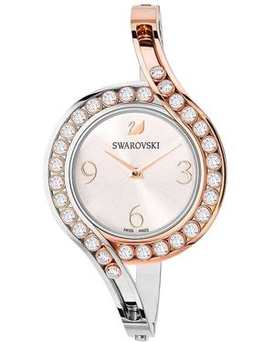 Swarovski Accessoires ,Wit ,Lovely Crystals Bangle Horloge - Metallic