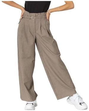 ONLY Broeken ,Polyester Enkelband Broek - Grijs