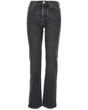 Isabel Marant Jeans ,Zwart ,Katoen Daya Regular Jeans - Grijs