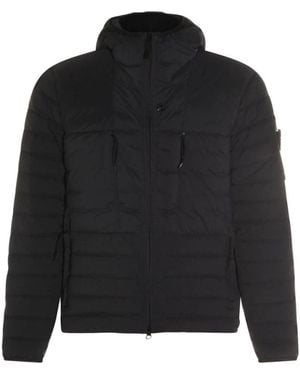 Stone Island Jassen ,Blauw Jassen - Zwart