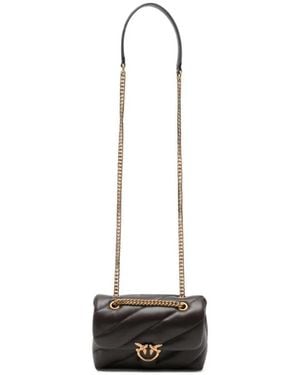 Pinko Tassen ,Bruin ,Shoulder Bags - Wit