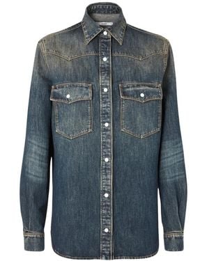 Fendi Denim Shirts - Azul