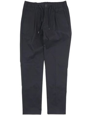 Herno Straight Trousers - Blue