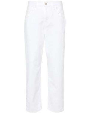 Moncler Cropped Pants - White