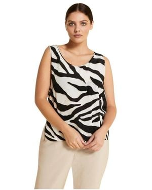 Marina Rinaldi Sleeveless Tops - Black