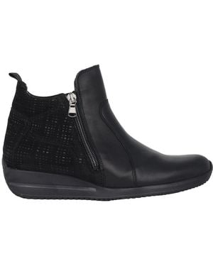 Waldläufer Ankle Boots - Negro