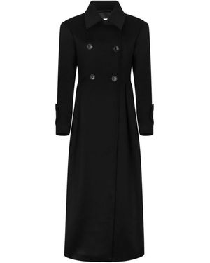 Max Mara Beati Langer Mantel - Schwarz