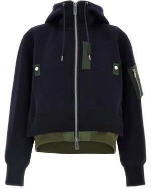 Sacai Zip-Throughs - Azul