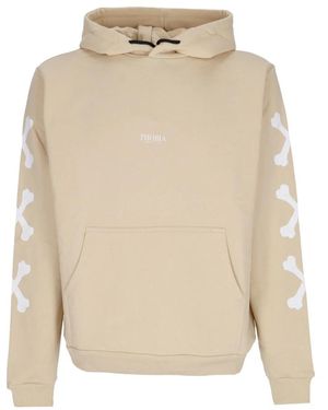 PHOBIA ARCHIVE Leichter Langarm-Trainingsanzug-Sweatshirt - Natur