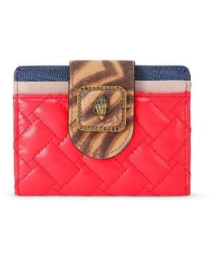Kurt Geiger Eagle-Head Quilted Wallet - Rood