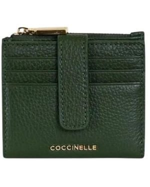 Coccinelle Accessoires ,Groen ,Leer Metallic Soft