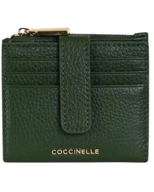 Coccinelle Accessoires ,Groen ,Leer Metallic Soft