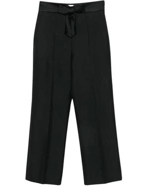 Valentino Garavani Straight Trousers - Negro