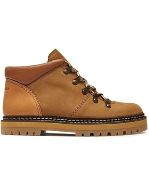 See By Chloé Lace-Up Boots - Marrone