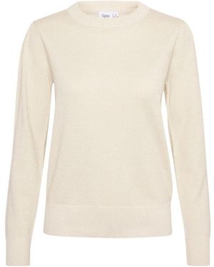 Saint Tropez Round-Neck Knitwear - Blanco