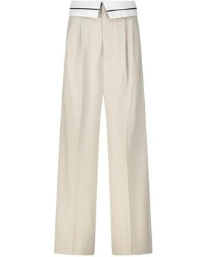 Rossi Straight Trousers - Neutro