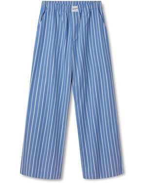 Axel Arigato Gestreifte hose - Blau