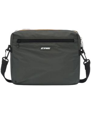 K-Way Messenger Bags - Zwart