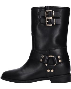 GISÉL MOIRÉ Schoenen ,Zwart ,Laarzen Zwart