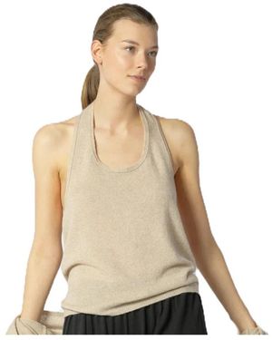 SMINFINITY Truien & Vesten ,Fluffy Halter Top - Naturel