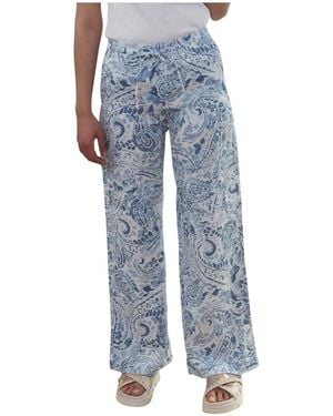 Polo Ralph Lauren Wide Trousers - Blue