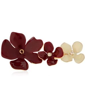 Marni Broche Met Glinsterende Kristallen - Rood