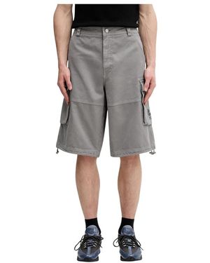 Martine Rose Korte Broeken ,Grijs ,Katoen Utility Shorts
