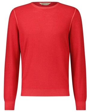 Gran Sasso Round-Neck Knitwear - Red
