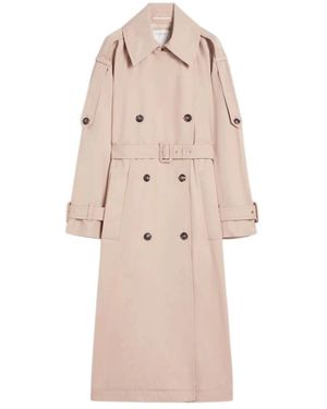 Sportmax Spx Gocce Trench Coat - Naturel