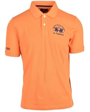 La Martina Polo Shirts - Orange