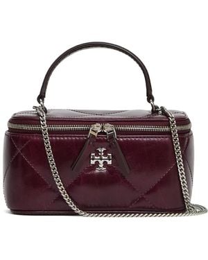 Tory Burch Diamond Quilt Schoudertas Bordeaux - Paars