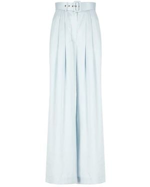 Zimmermann Light Silk Trousers - Blue