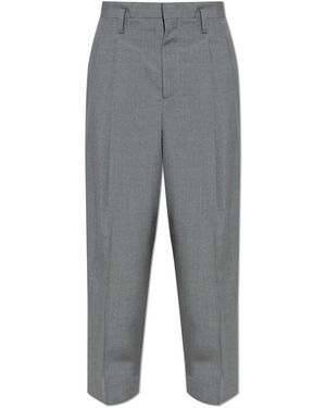 Jil Sander Wollen Plooibroek - Grijs