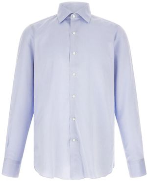 Finamore 1925 Formal Shirts - Bleu