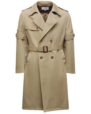 MM6 by Maison Margiela Trench Coats - Natural