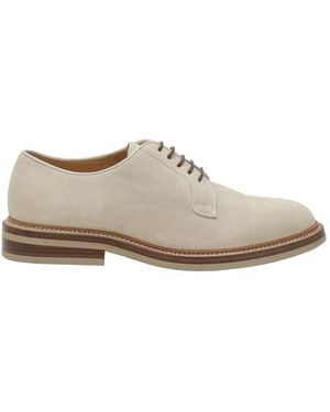 Brunello Cucinelli Laced Shoes - White