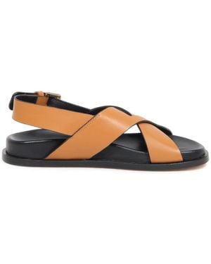 Guglielmo Rotta Flat Sandals - Blue