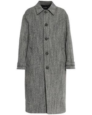 Dolce & Gabbana Single-Breasted Coats - Grey