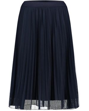 Betty Barclay Geplooide Midi Rok - Blauw